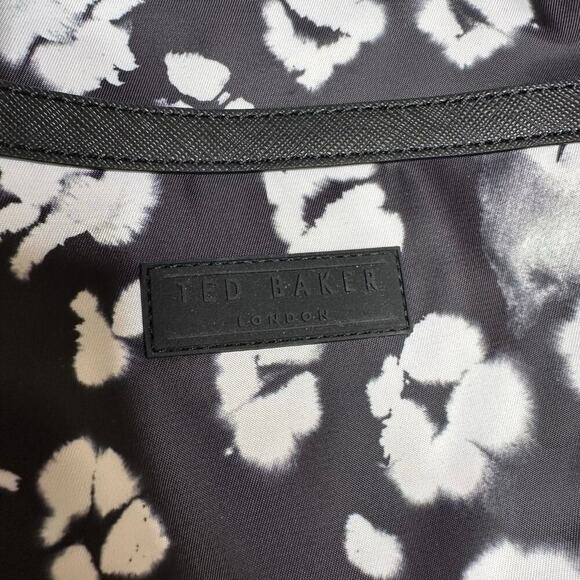 NWT Ted Baker Nocturnal Animal Nylon Shirla Tote Black White - Picture 5 of 9